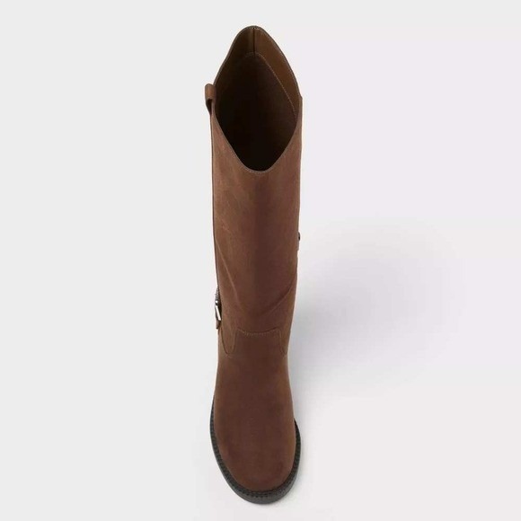 A New Day Women's Hattie Knee-High Boots Brown Size 9 – New With Tags - Picture 2 of 6